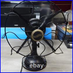 Vtg Westinghouse Electric 4-Blade Oscillating Metal Desk Fan -WORKS- 315745A