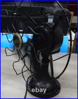 Vtg Westinghouse Electric 4-Blade Oscillating Metal Desk Fan -WORKS- 315745A