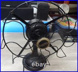 Vtg Westinghouse Electric 4-Blade Oscillating Metal Desk Fan -WORKS- 315745A