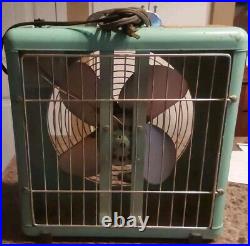 WESTERN AUTO WIZARD BREEZE BOX FAN 12 3 SPEED (Works)