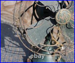 WORKING 14 Antique electric fan General Electric GE Oscillating 75423