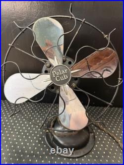 WORKS! Antique Polar Cub H Electric Fan Looks Outstanding