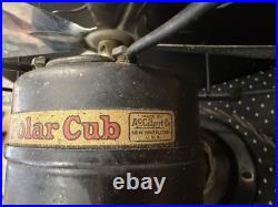 WORKS! Antique Polar Cub H Electric Fan Looks Outstanding