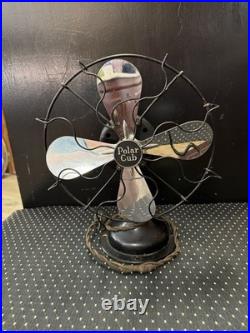 WORKS! Antique Polar Cub H Electric Fan Looks Outstanding