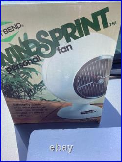 West Bend WindSprint Personal Fan 1980s Vintage MCM Retro Space Style NOS New