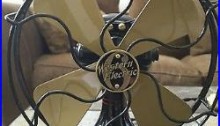 Western Electric 6 antique fan circa 1915, restored