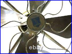 Western Electric Blade Oscillating 3 Speed Electric Fan 16 Cage WORKS