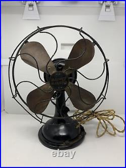 Western Electric Fan. 4 Blades. 110 Volts Tested And Works Great Condition