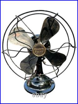 Western Electric List No. 7700 AC/DC 8 Desk Fan Circa 1920 PARTS READ