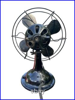 Western Electric List No. 7700 AC/DC 8 Desk Fan Circa 1920 PARTS READ