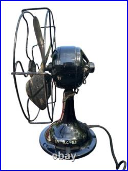 Western Electric List No. 7700 AC/DC 8 Desk Fan Circa 1920 PARTS READ
