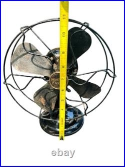 Western Electric List No. 7700 AC/DC 8 Desk Fan Circa 1920 PARTS READ