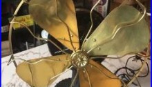 Westinghouse 1899-1900 Tesla Antique Brass Electric Fan