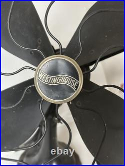 Westinghouse 516873-A Four Blade 1920 circa Antique Fan Works