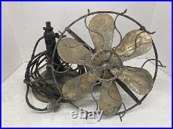 Westinghouse Antique Brass And Iron 6 Blade Fan | Antique Electric Fan