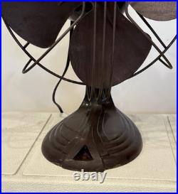Westinghouse Electric Fan Pacemaker 10 Oscillating 4 Blades Rewired 30's Deco