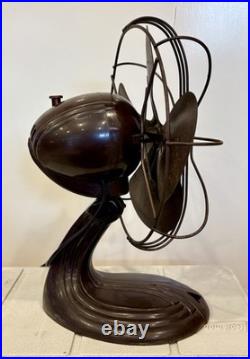 Westinghouse Electric Fan Pacemaker 10 Oscillating 4 Blades Rewired 30's Deco