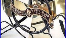 Westinghouse Whirlwind 8 Antique Vintage Electric Brass Blade Fan Restored