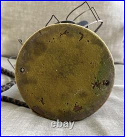 Whimsical Westinghouse 10 Brass Bladed Antique FanVintage Art Deco Shroud