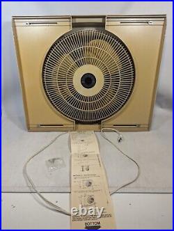 Window Fan Lasko Galaxy 16 #2155a 3 speed reversible Exhaust Vtg working Window Fan Lasko Galaxy 16 #2155a 3 speed reversible Exhaust Vtg working