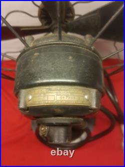 Working Antique Westinghouse Desk Fan Model 517733B Vtg Beautiful