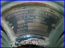 Working Antique Westinghouse Sidewinder Vintage Ceiling Fan 115725B