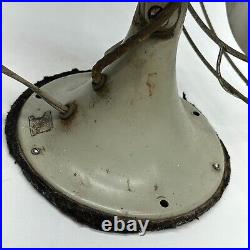 Working Ge Electric Fan F12v163 Vintage Open Blade Oscillating Vortalex Freeship