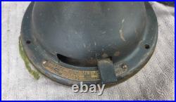 Working Vintage GE Brass Blade Fan Oscillating Type AOU S-Guard 1920s As-Found