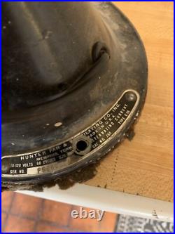 Working Vtg Hunter Zephair 16 Electric Oscillating 3 Speed Fan C. 265 Type C-16