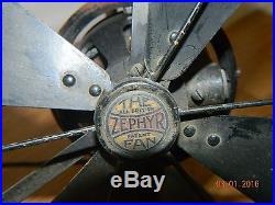 ZEPHYR 1930 ELECTRIC DESK FAN SPARES & REPAIRS